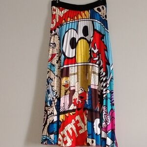 Sesame Street pleated women's skirt